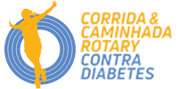 Logotipo Corrida e Caminhada Rotary Contra Diabetes